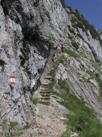Aufstieg am Untersberg Sbg.